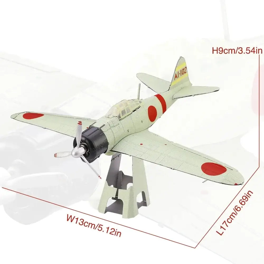 Mitsubishi A6M Zero 3D Metal Puzzle