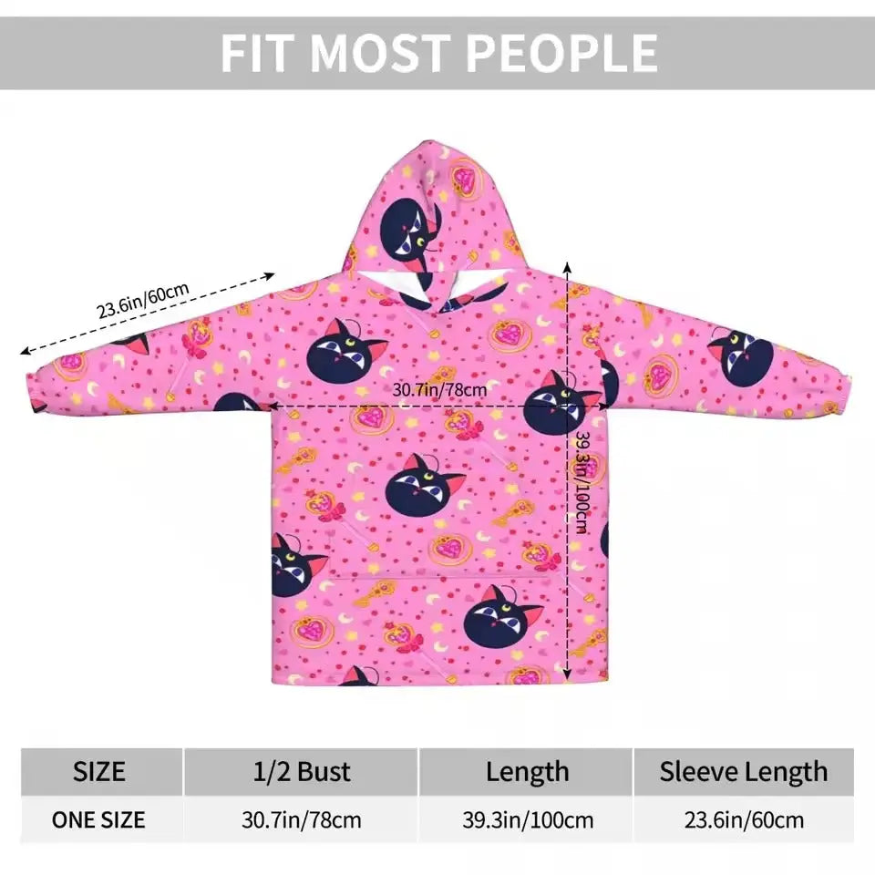Anime Blanket Hoodie