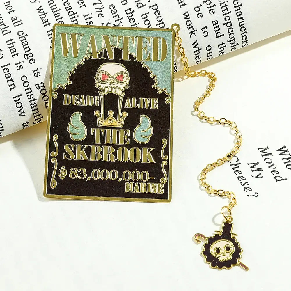 Brook Wanted Anime Bookmark