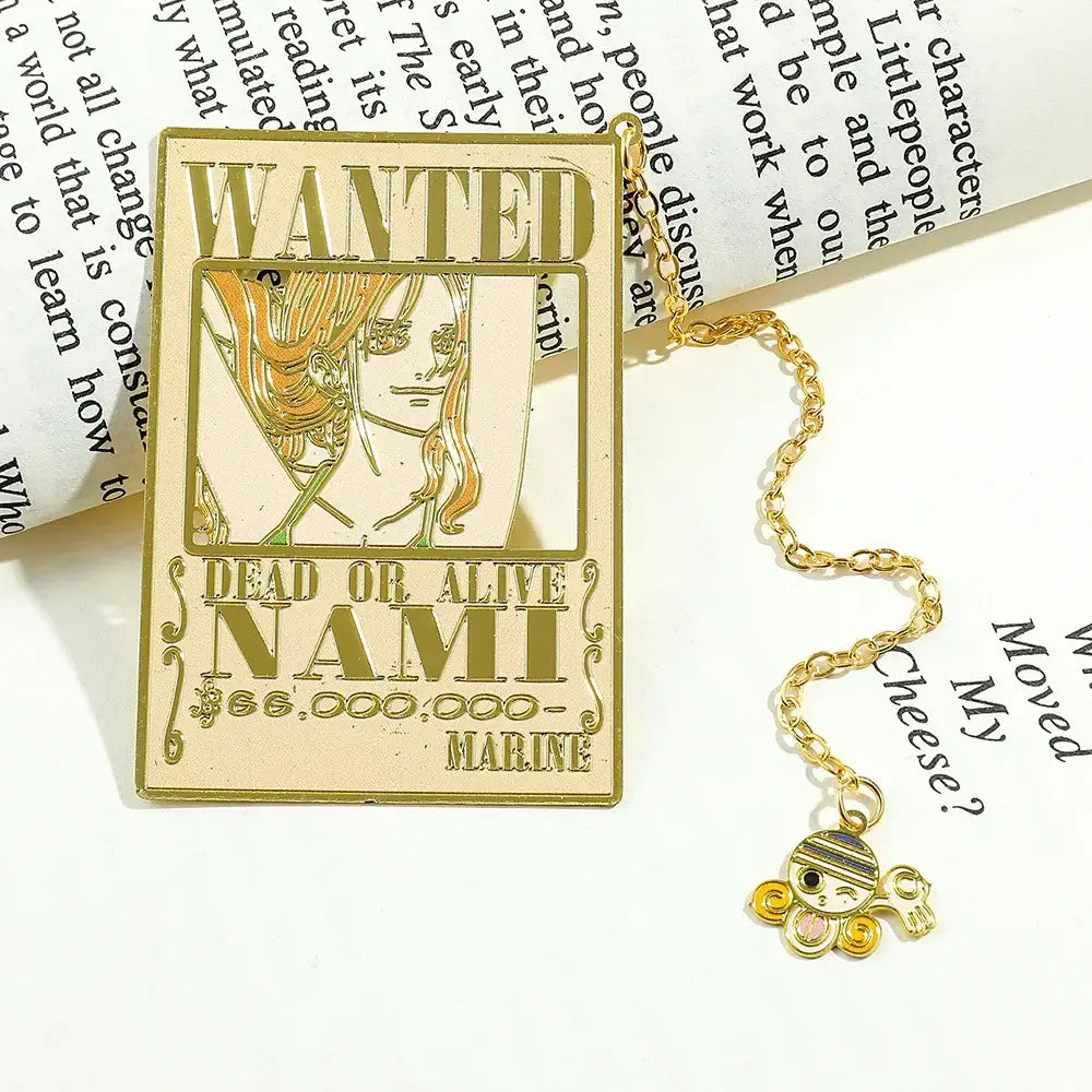 Nami Wanted Anime Bookmark