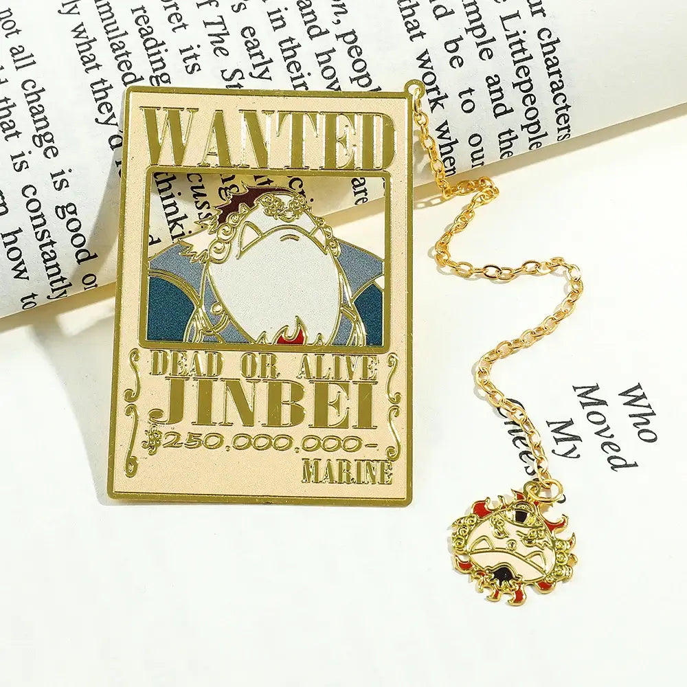 Jinbei Wanted Anime Bookmark