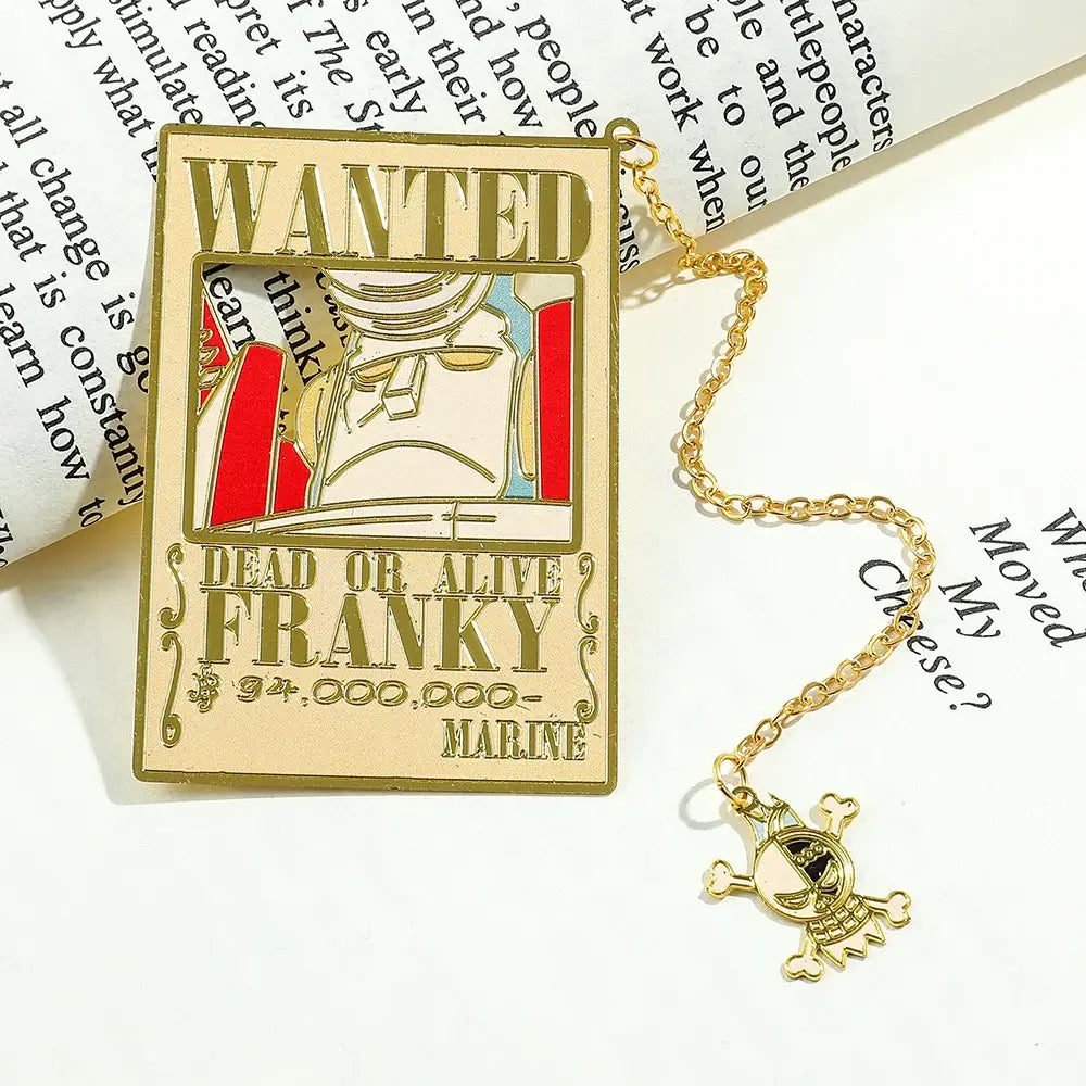 Franky Wanted Anime Bookmark