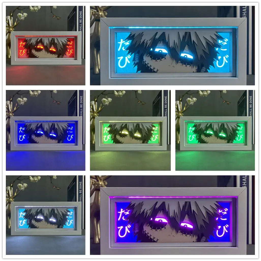 Crimson Cremation Rebel Anime Light Box