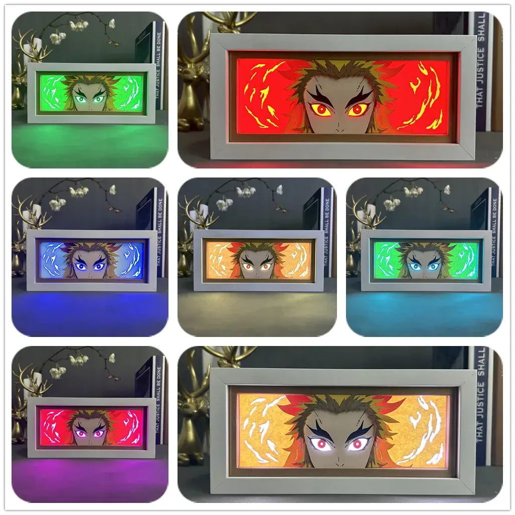 Blazing Flame Slayer Anime Light Box