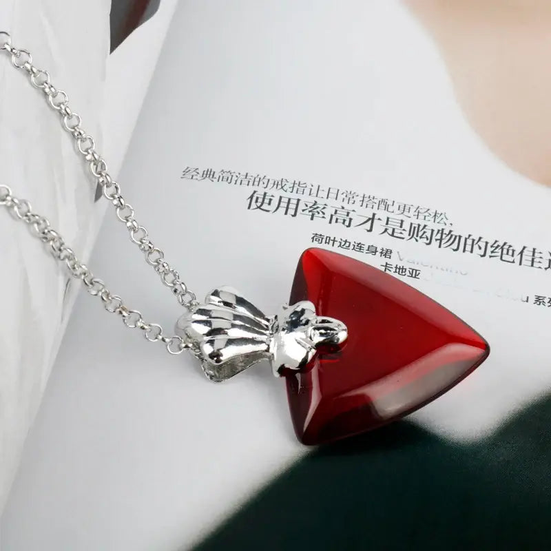 Toshaka Red Gem Necklace