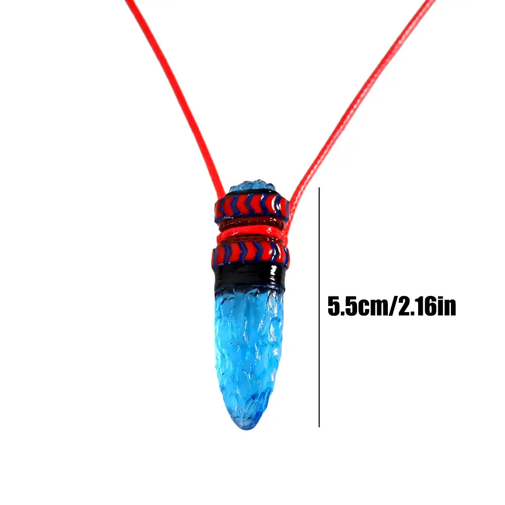 Princess Mononoke Blue Fang Necklace