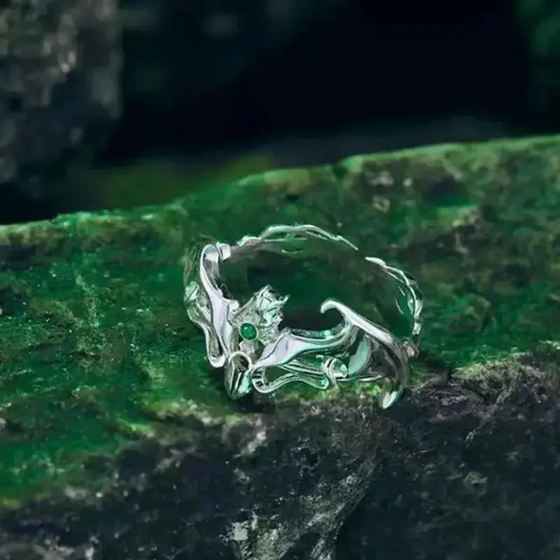 Ulquiorra Green Gem Ring