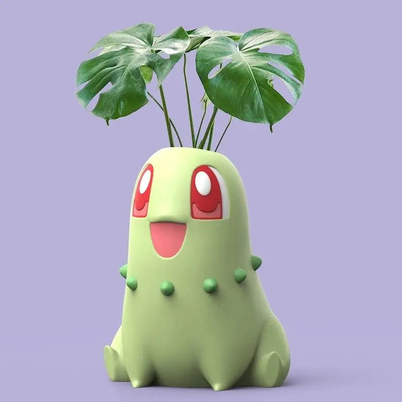 anime plant pot Chikorita Plant Vase Pot β πΉ JAPAN BOX