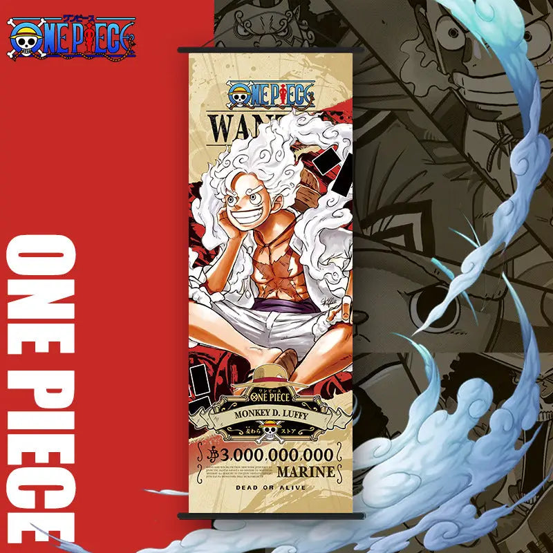 luffy gear 5 wanted Luffy Gear 5 Wanted Anime Wall Scroll β πΉ JAPAN BOX