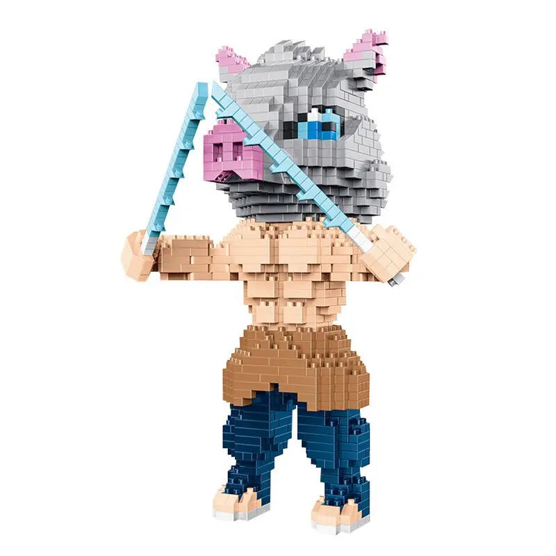 Boar Warrior Anime Building Blocks