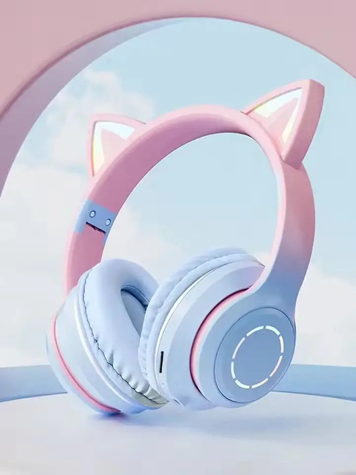 SYTO- G25 - Pink Cat Ears Headphones