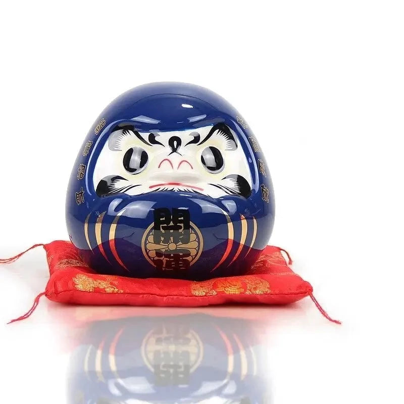Blue Daruma Doll