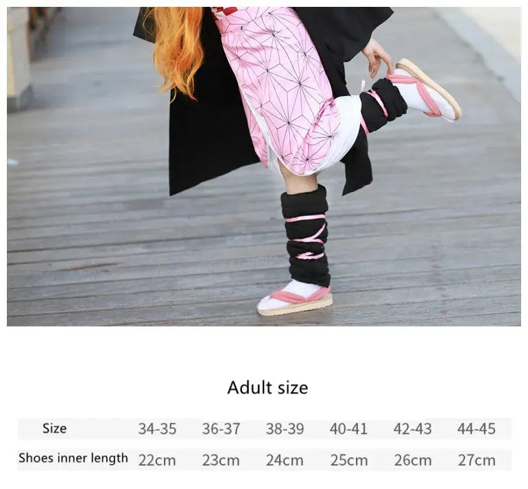 Iguro Obanai Anime Geta Sandals