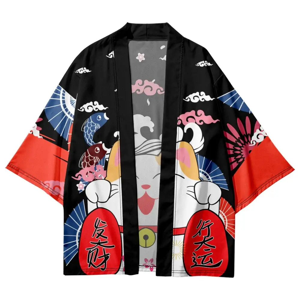 Happy Lucky Cat Haori
