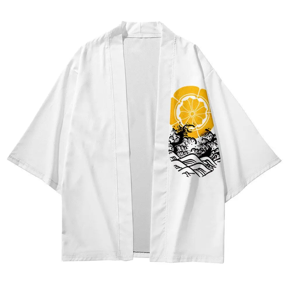 Koi Fish White Haori