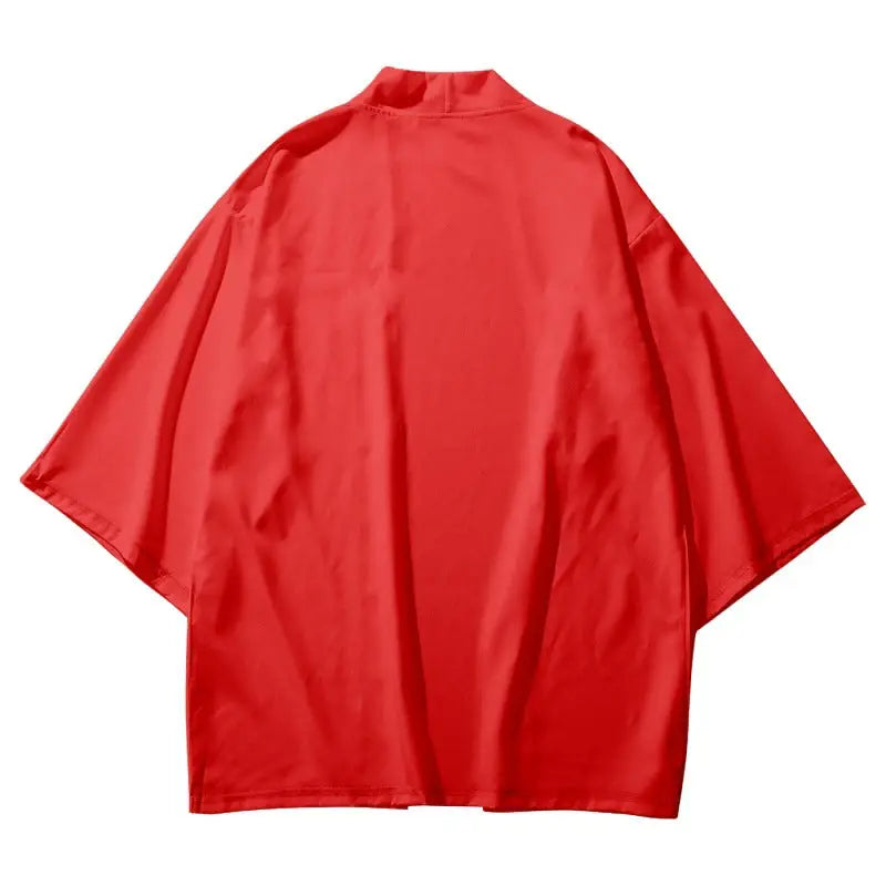 Solid Red Haori