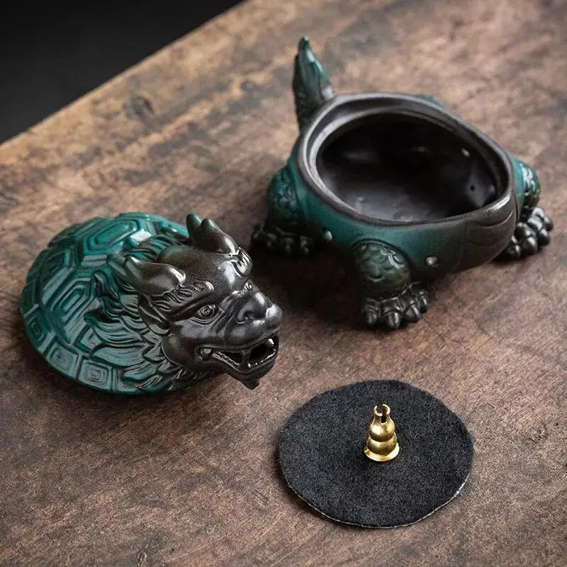 Dragon Turtle Incense Burner