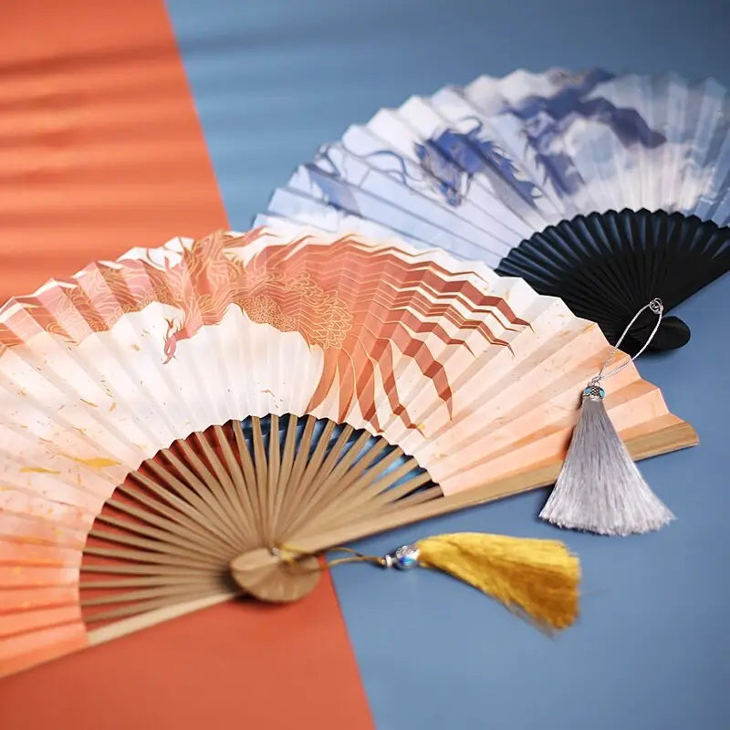 Fire Bird Hand Fan
