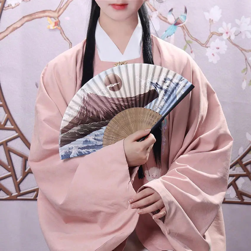 Mount Fuji Hand Fan