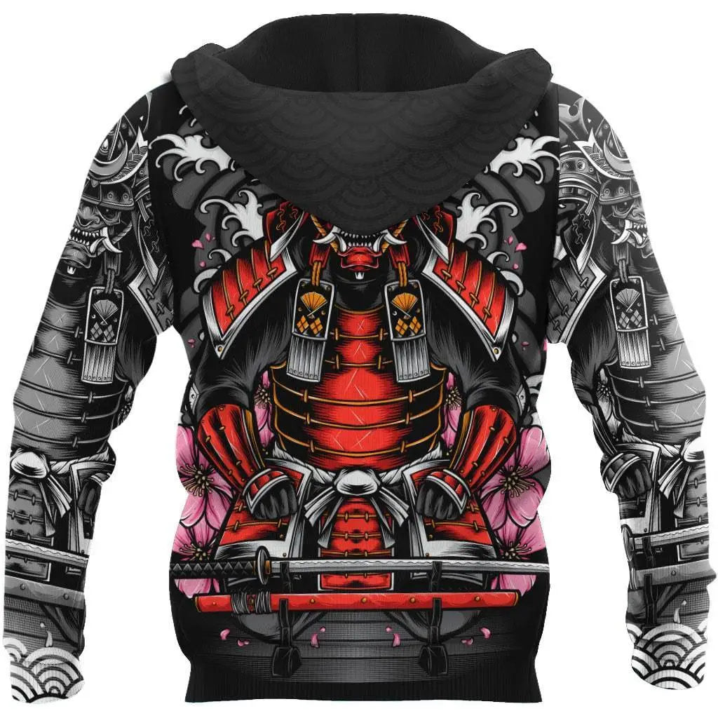 Crimson Bushi Irezumi Hoodie