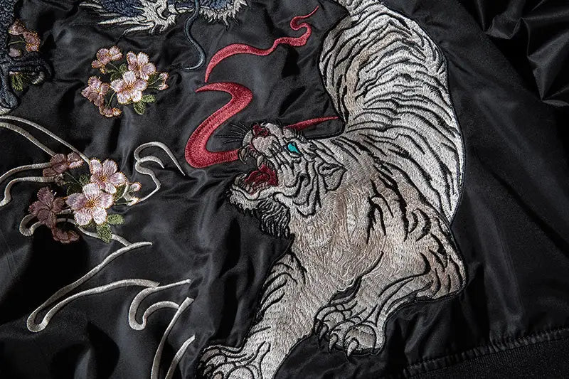Dragon & Tiger Combat Bomber Jacket