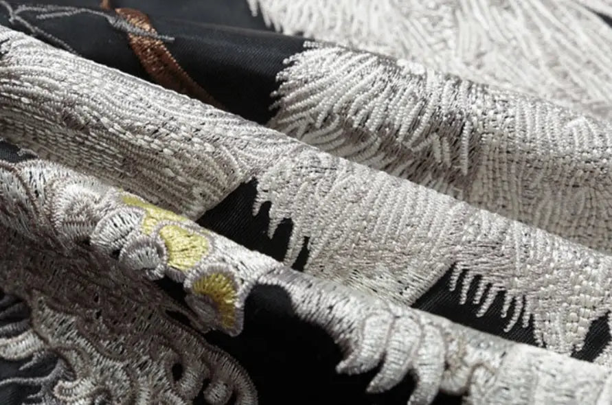 Wolf Wave Bomber Jacket