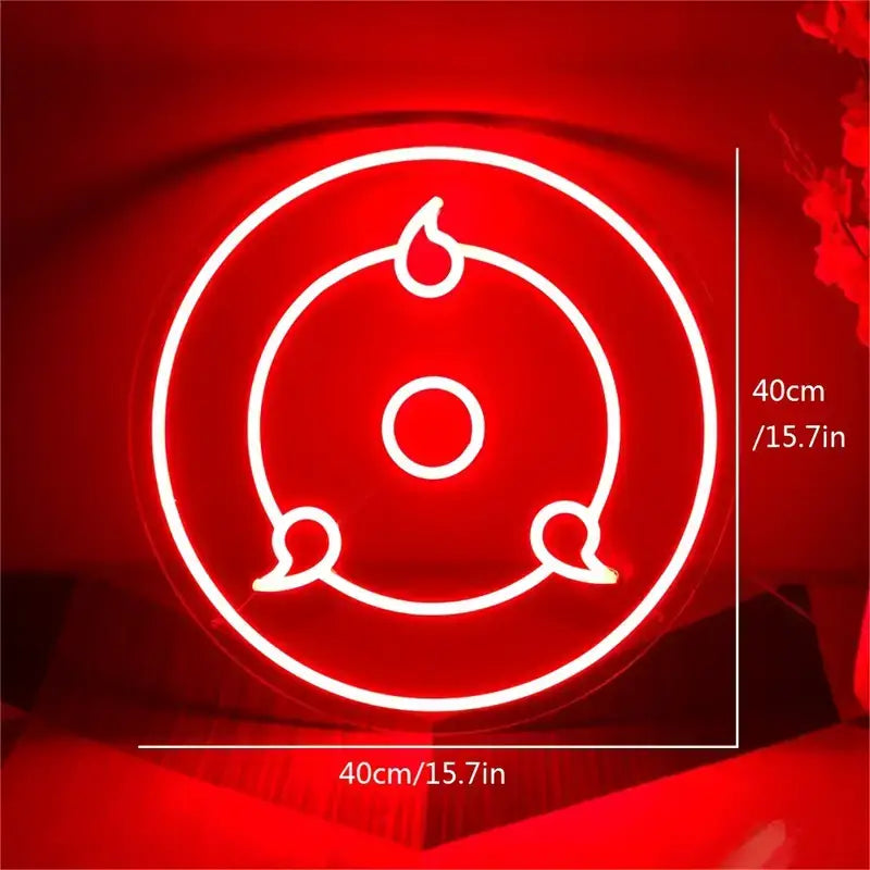 Sharingan Red Neon Sign