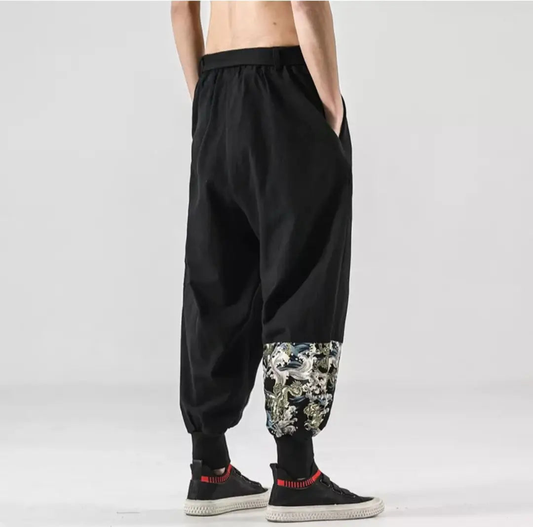 Traditional Japanese Wave Pants