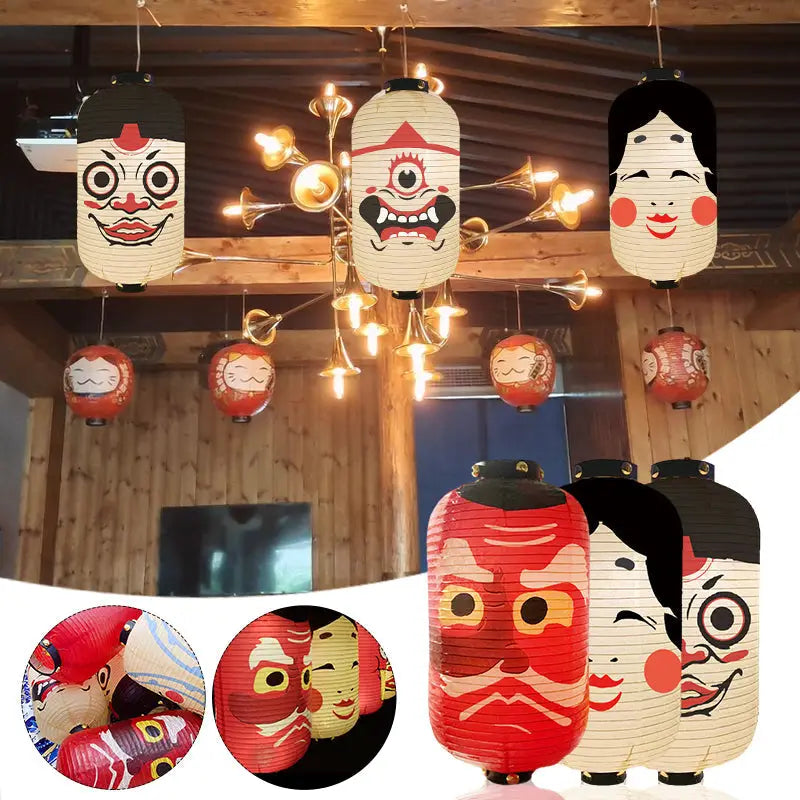 Noh Face Lantern