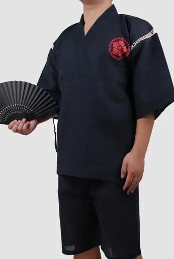 Night Blue Sakura Koi Fish Jinbei