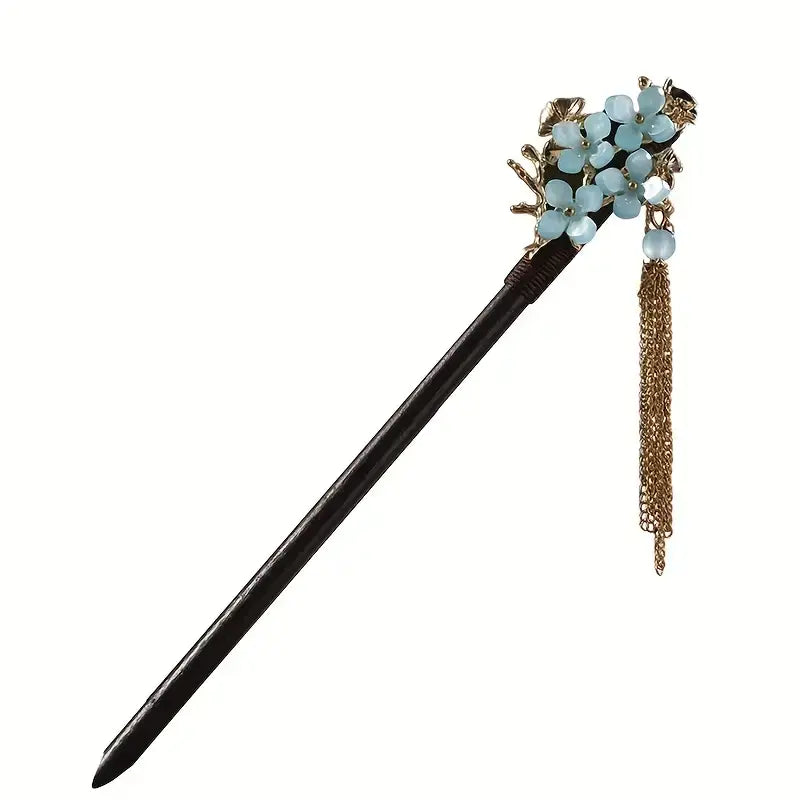 Azure Blossom Kanzashi