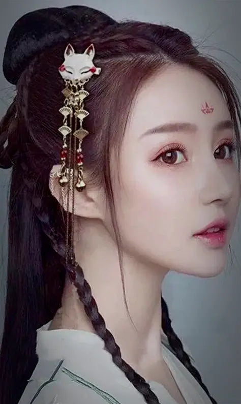 Majestic Kitsune Fox Kanzashi