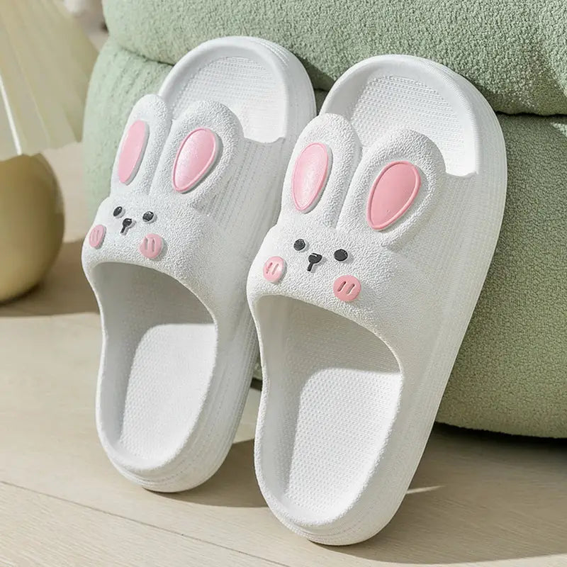 Cute White Bunny Kawaii Slippers JAPAN BOX
