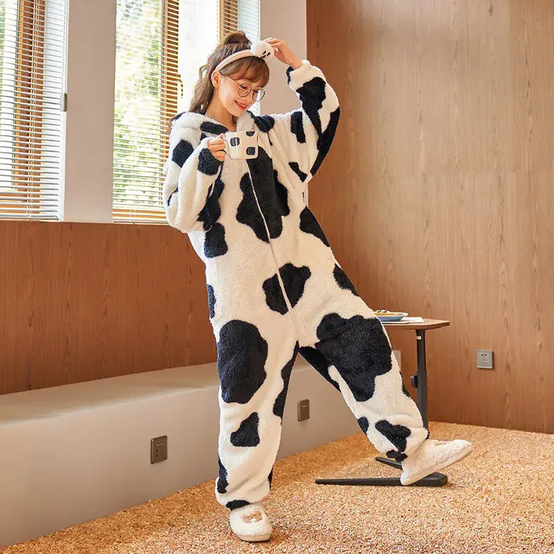 Cute Cow Kigurumi Onesie