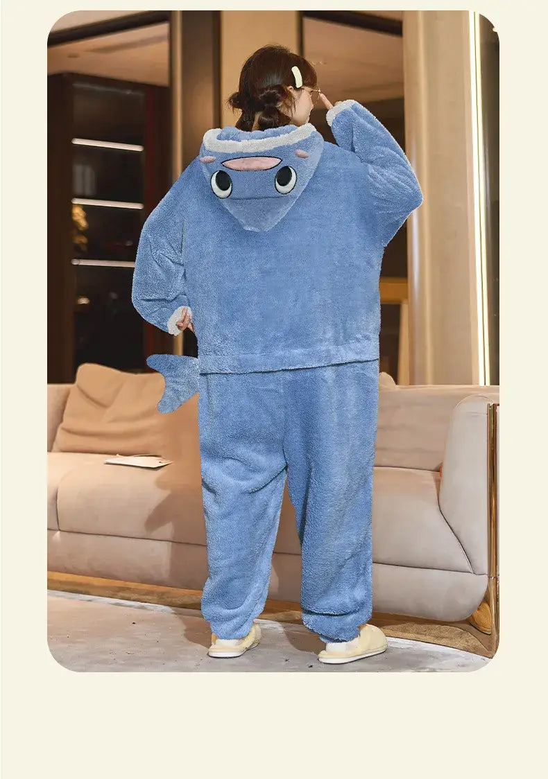 Cozy Shark Kigurumi Onesie