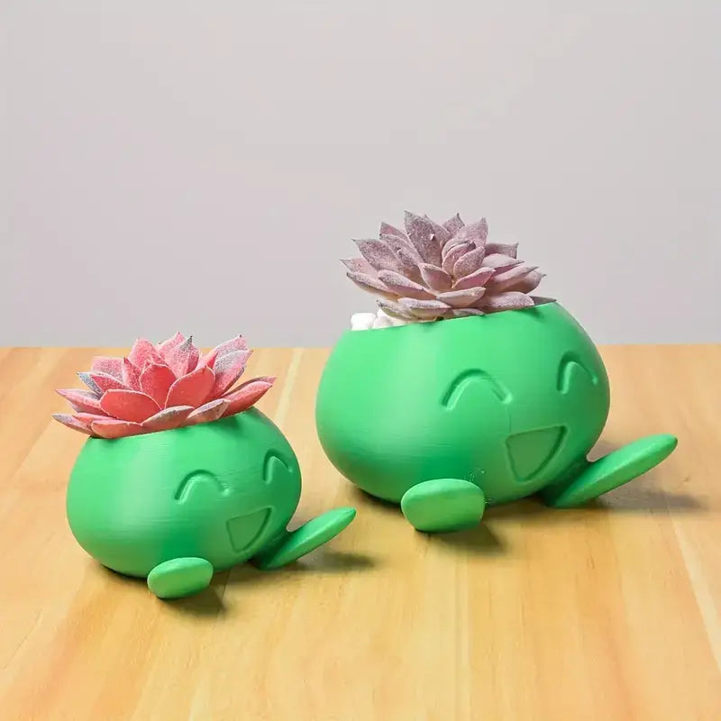 pokemon pot plant Green Oddish Succulent Plant Pot β πΉ JAPAN BOX