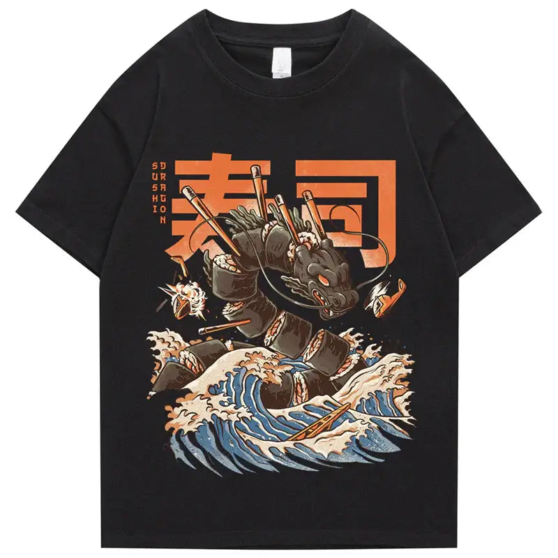 Sushi Dragon Monster T-Shirt