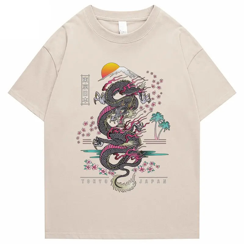 Traditional Dragon Sakura T-Shirt