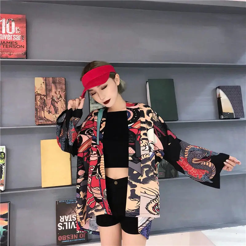 Oni Demon Women’s Kimono Jacket