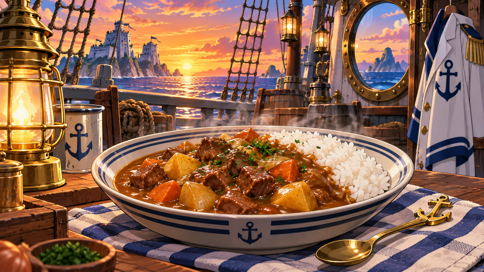 One Piece Marine Curry for a Pirate-Themed Dinner – 🈹 JAPAN BOX