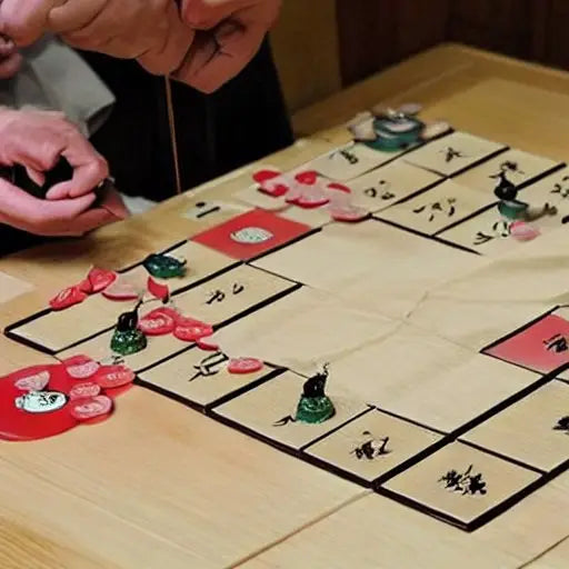 Il tradizionale gioco dell&#39;Hanetsuki giapponese
