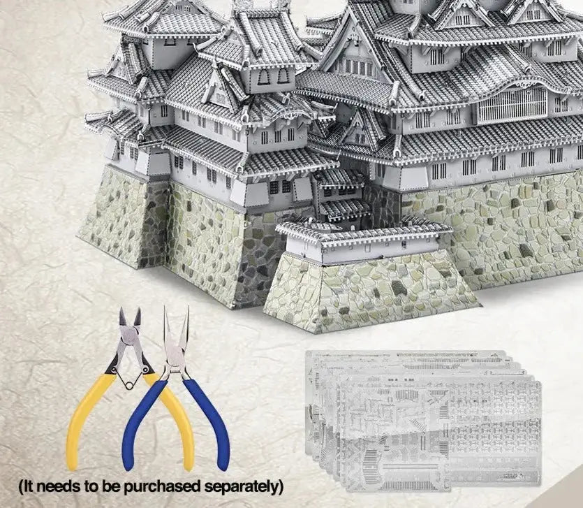 Himeji Castle 3D Metal Puzzle