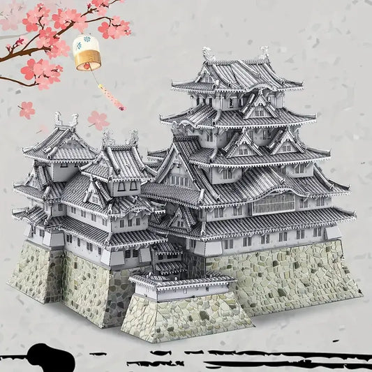 Puzzle 3D in metallo del castello di Himeji