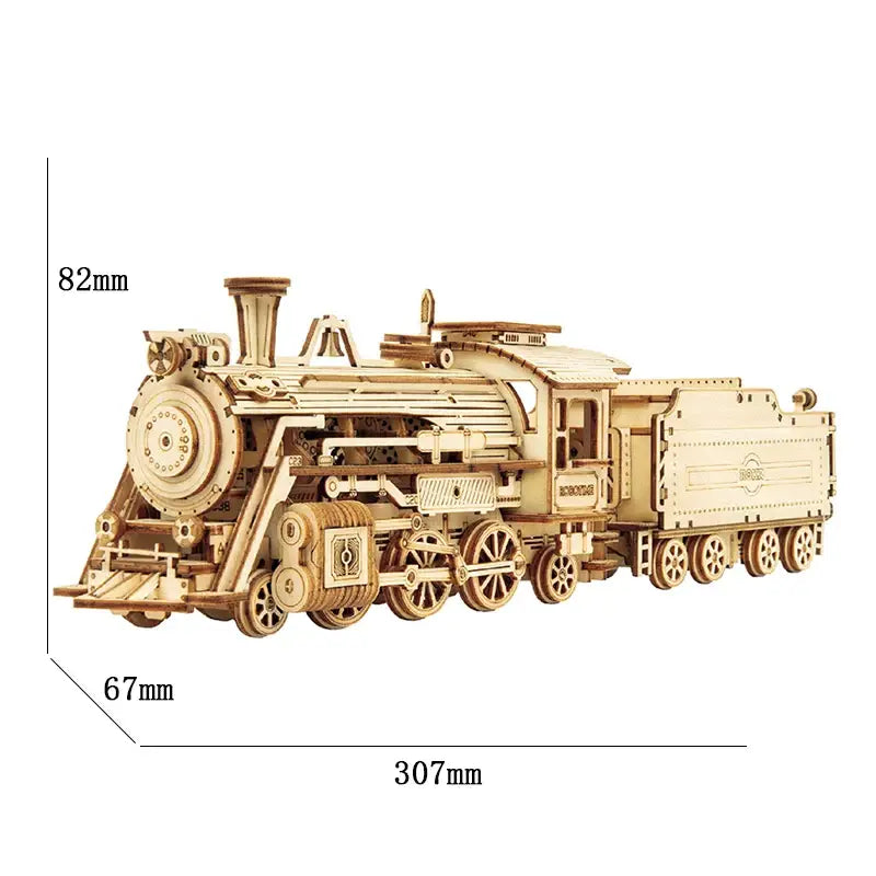 Locomotive Train 3D Wooden Puzzle