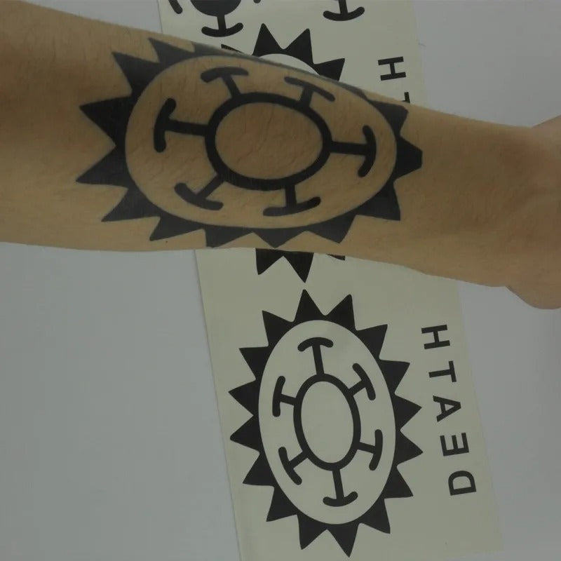 Trafalgar D. Law Cosplay Tattoos