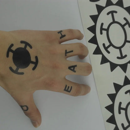 Trafalgar D. Law Cosplay Tattoos