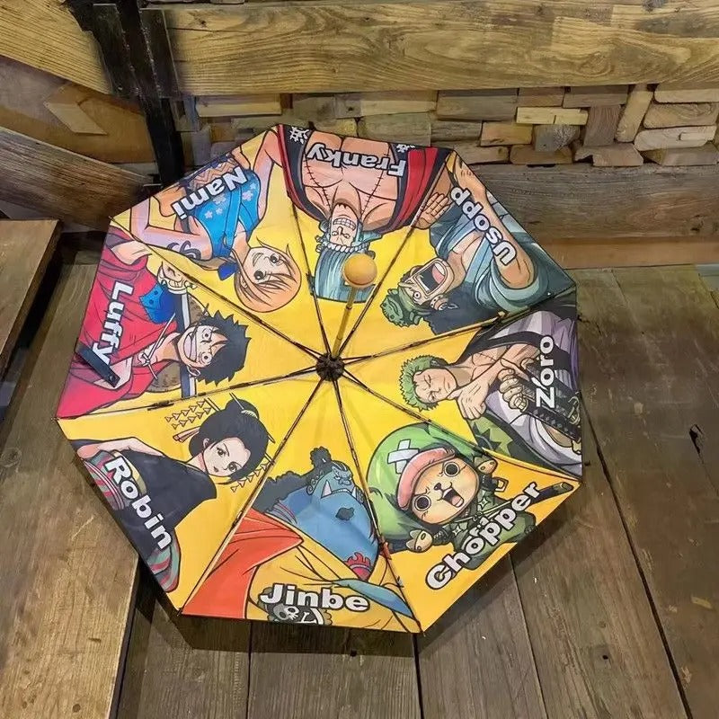 Straw Hat Pirates Anime Umbrella