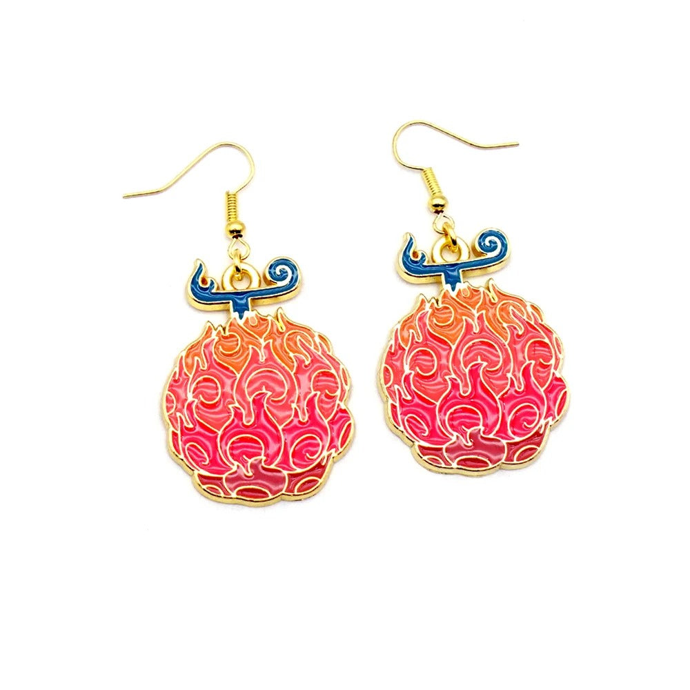 Mera Mera Devil Fruit Earrings