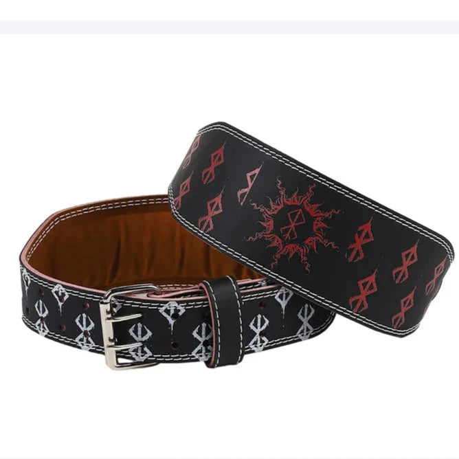 Red Brand of Sacrifce Weight Lifting Belt