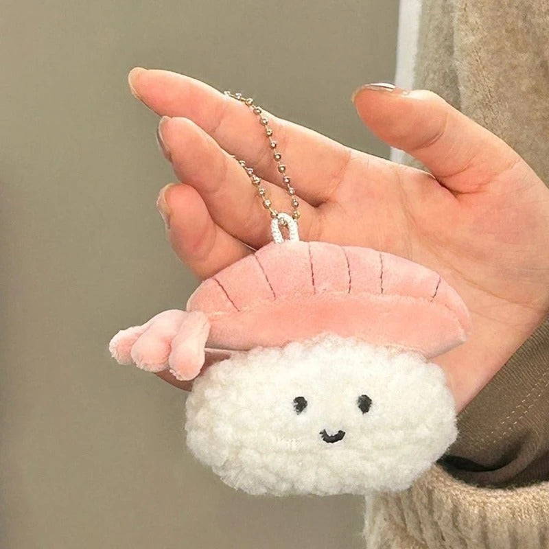 Adorable Sushi Plush Keychain